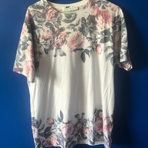Topman T Shirt with Floral Design